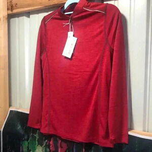 Core 365 ladies XS classic red heather top activewear